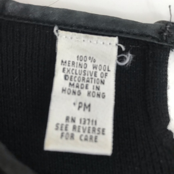 Valerie Stevens merino wool beaded sweater vest - Picture 6 of 8